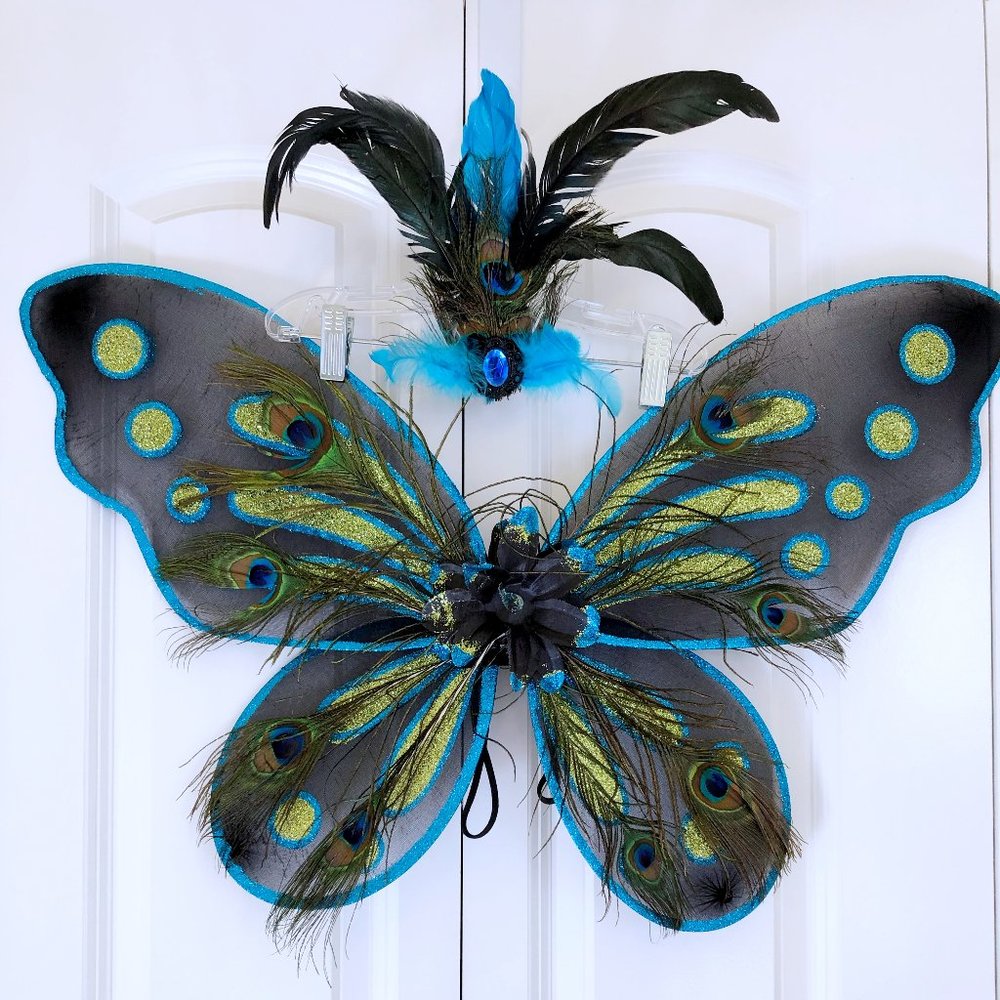 Just Pretend Turqoise Butterfly Wing Set